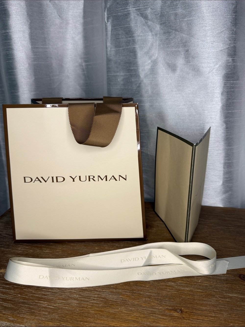 David Yurman Gift Bag Ribbon & Card Only - Picture 3 of 11
